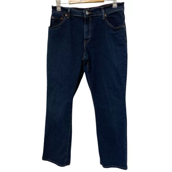 Levi's 550 Women's Jeans Size 10M (Fit 30x30.5) Mid Rise Straight Dark Wash VTG - Picture 2 of 10